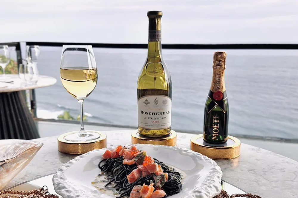 Rockfish Linguine Glass