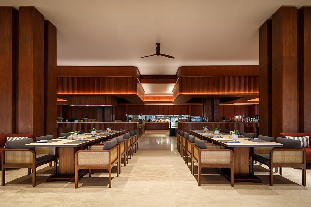 Arunika Restaurant interior table setting