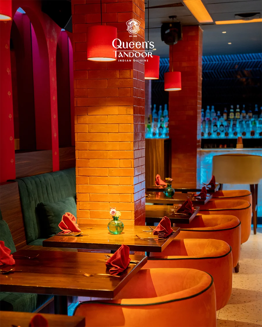 Queens Tandoor - table setup